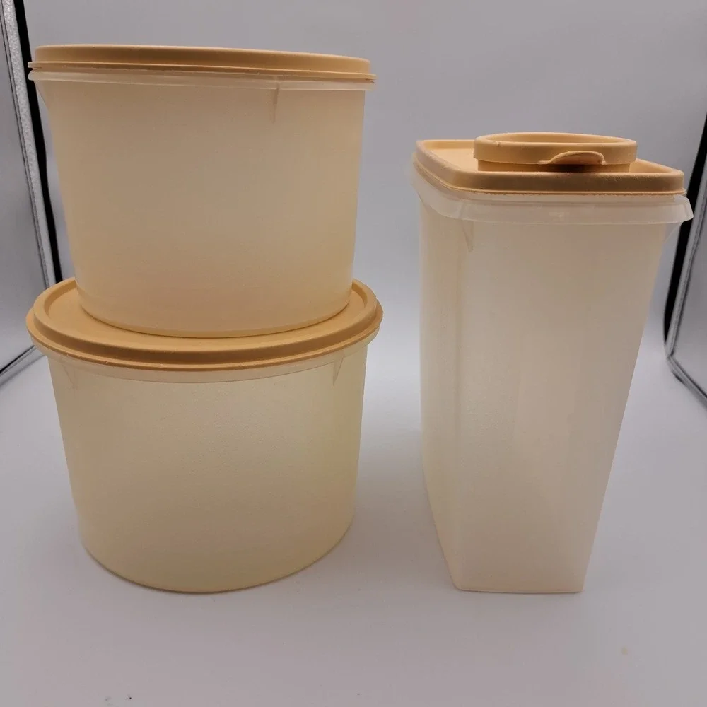 Mixed Tupperware Lot 3 Piece With Lids
